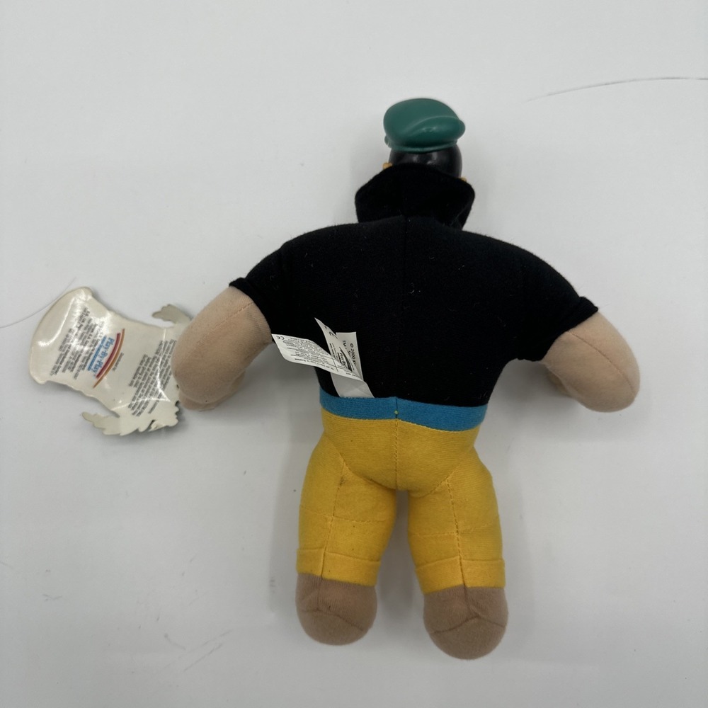 Popeye Cartoon Vintage 11inch Brutus Plush Play By Play 2000 Plush Stuffed Tag - Picture 2 of 16